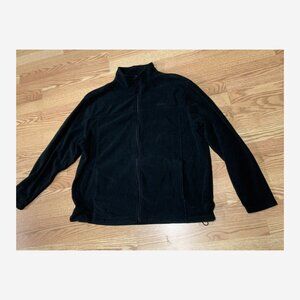 Cabela’s Black Fleece Coat Spring Fall Men Size 2XL